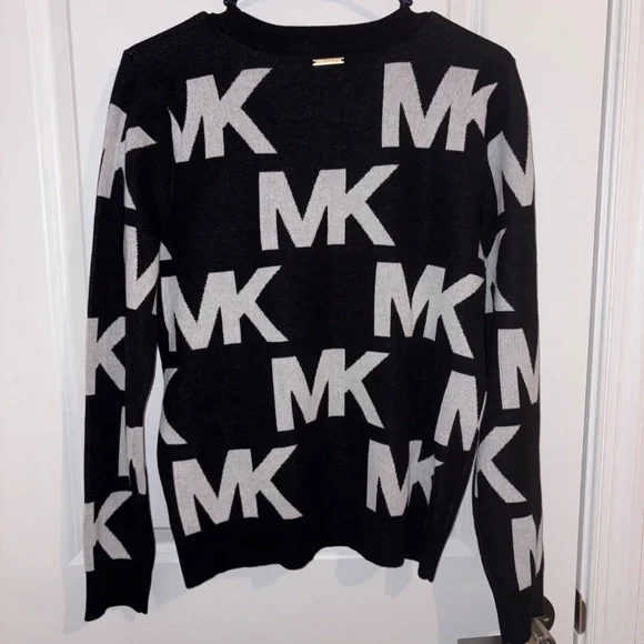Michael Kors Long Sleeve Monogrammed Sweaters for Women Size Small - Picture 8 of 12